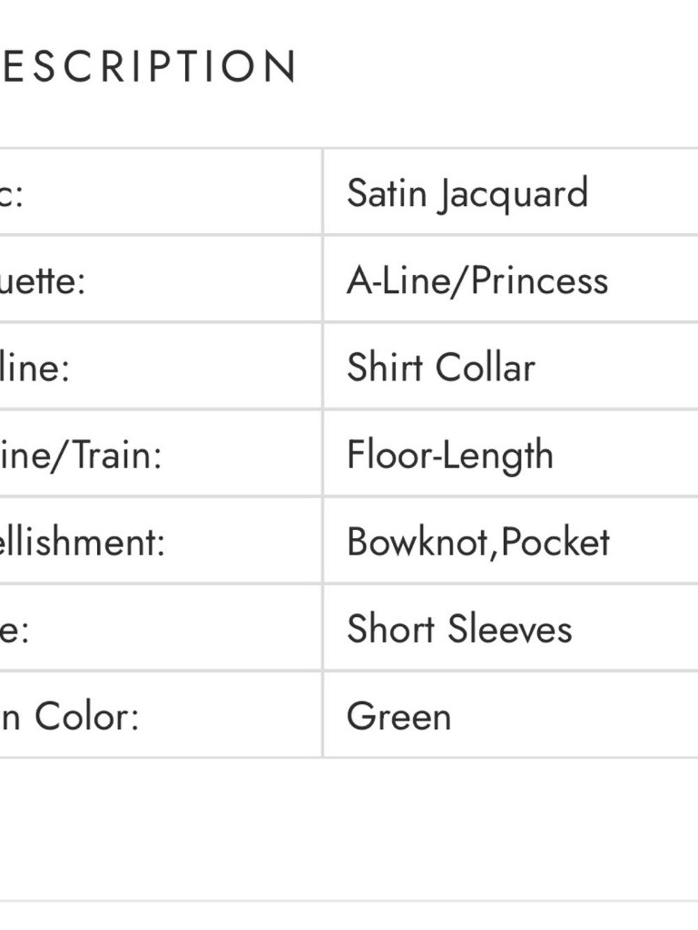 Elegant floor length dress-Nafori NWT - Picture 7 of 7